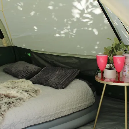 Tipi Tent Tea In The Shared Camping Lot Mrse