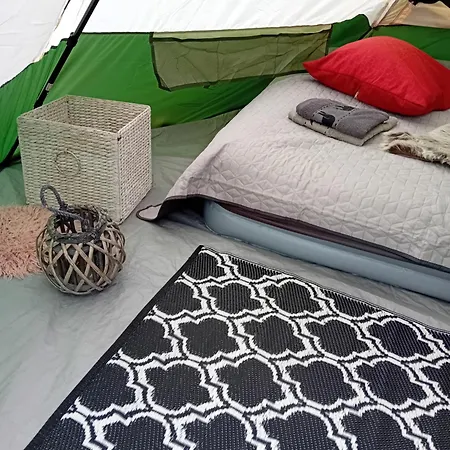 Tipi Tent Tea In The Shared Camping Lot Mrse